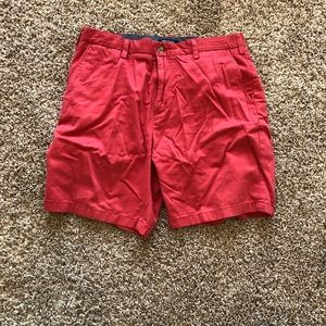 Red Nautica Cotton Shorts